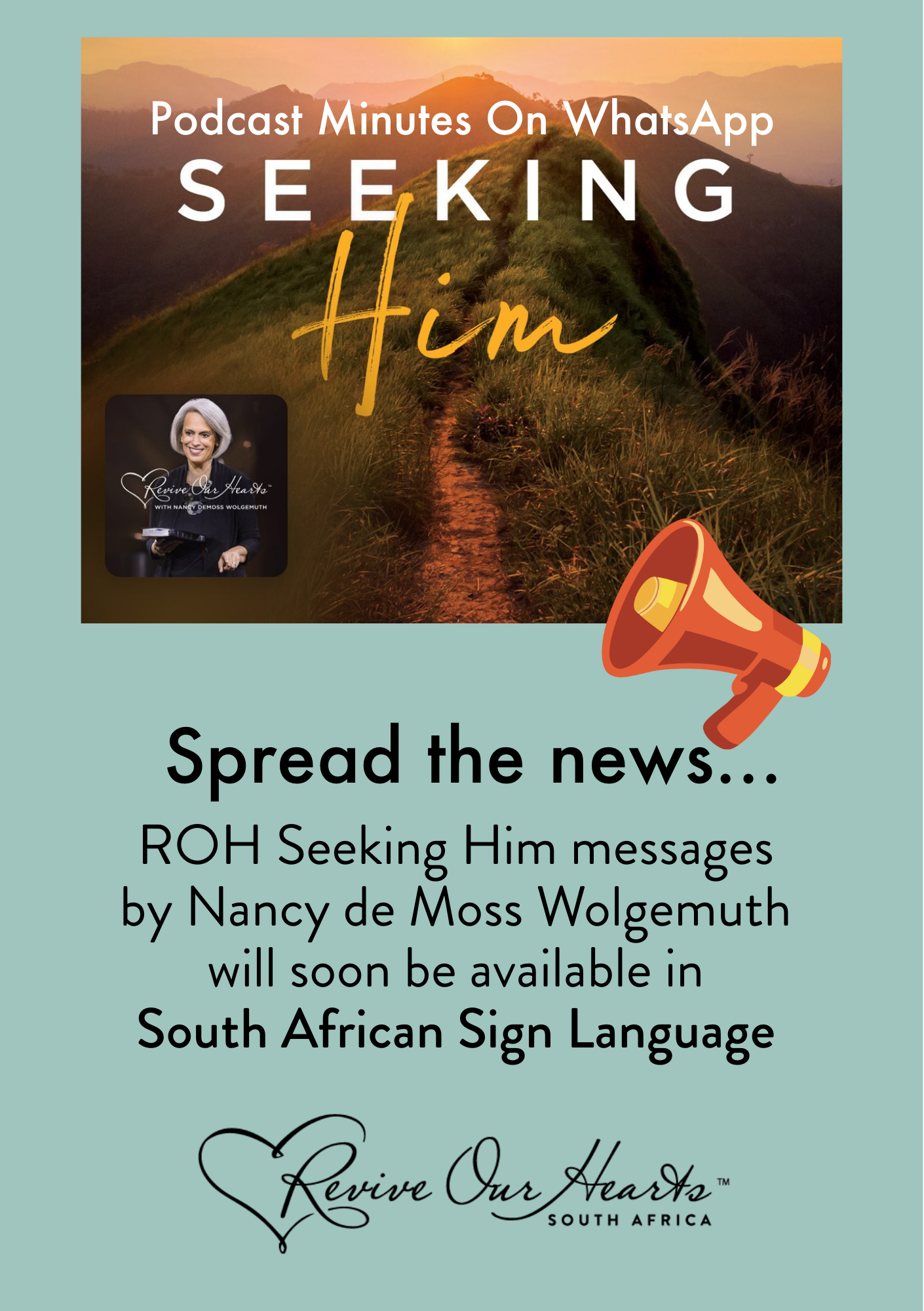 Seeking Him- South African Sign language